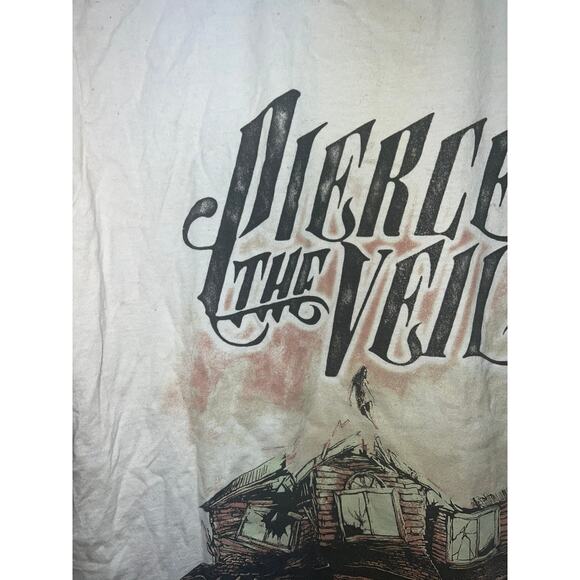 Pierce The Viel Fearless Records Shirt Band Tour Concert Tee Graphic White M - Picture 3 of 8